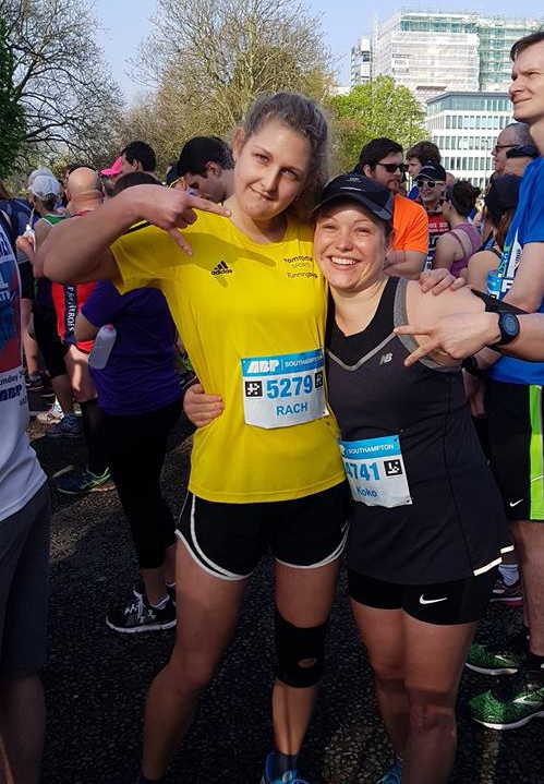 Rachel Shuttleworth raised pledges for the Southampton Half Marathon